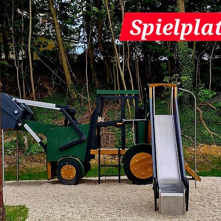 רייכנבאך אים פוגטלנד Ferienwohnung "Blick Mylau" - Naehe Freizeitpark Plohn & Weltgroesster Ziegelsteinbruecke מראה חיצוני תמונה