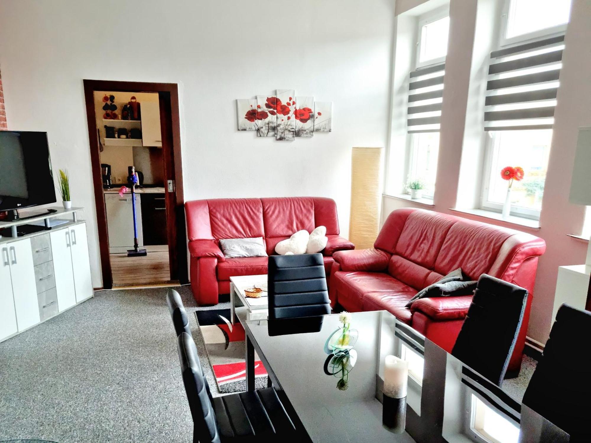 רייכנבאך אים פוגטלנד Ferienwohnung "Blick Mylau" - Naehe Freizeitpark Plohn & Weltgroesster Ziegelsteinbruecke מראה חיצוני תמונה