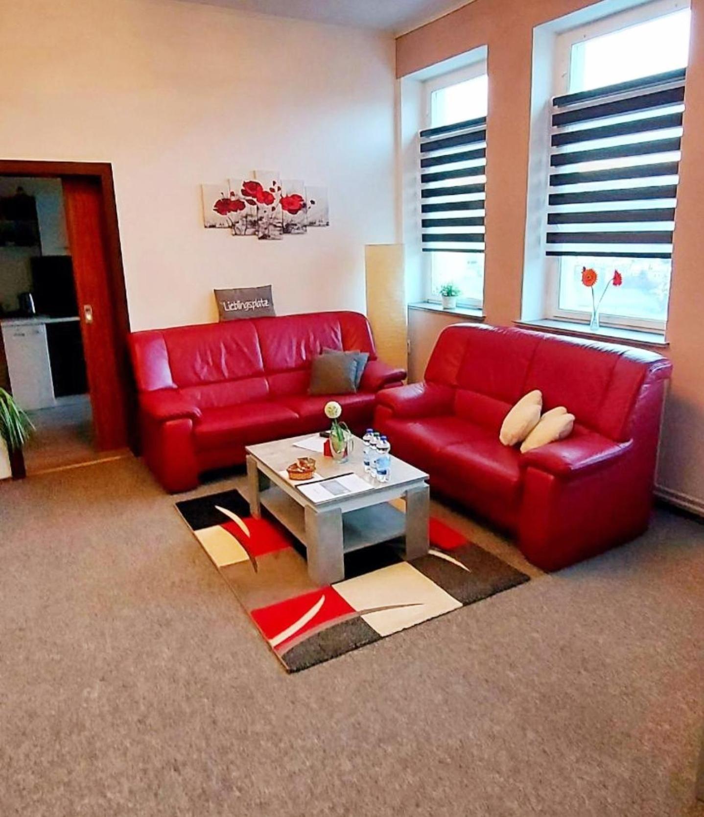 רייכנבאך אים פוגטלנד Ferienwohnung "Blick Mylau" - Naehe Freizeitpark Plohn & Weltgroesster Ziegelsteinbruecke מראה חיצוני תמונה