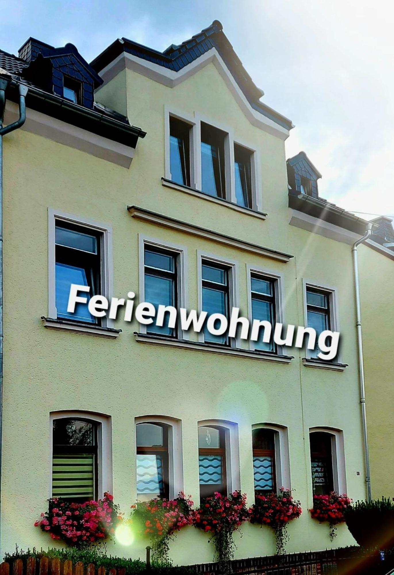 רייכנבאך אים פוגטלנד Ferienwohnung "Blick Mylau" - Naehe Freizeitpark Plohn & Weltgroesster Ziegelsteinbruecke מראה חיצוני תמונה